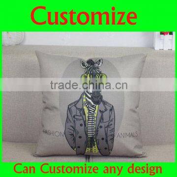 China supplier plain cotton throw pillow cover and canvas pillow cover