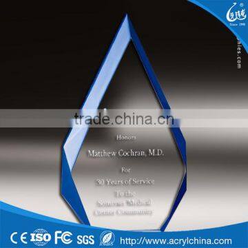 custom shaped acrylic awards wholesale acrylic crystal trophy and award