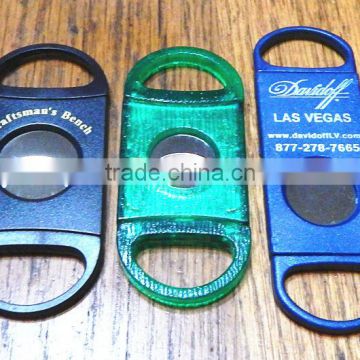 Souvenir Plastic Double Blade Cigar Cutter