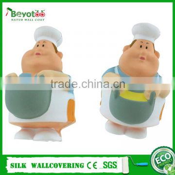 gift PU foam chef bertina stress toy chef bertina