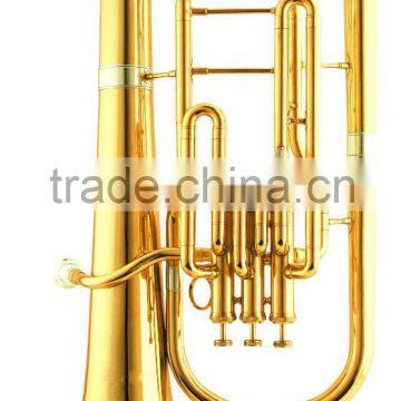 High Grade Euphonium, Brass Body, Gold Lacquer, Bb 3 Piston Valves photo-5