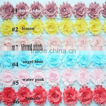 Chic Ladies Party Dress Flower/ Fashion Wedding Flower/ Chiffon Shabby Trim Flower photo-6