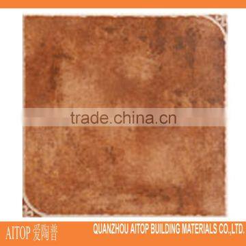 Best price rustic ceramic floor decorative vintage pattern glazed square carpet clinker brick tiles