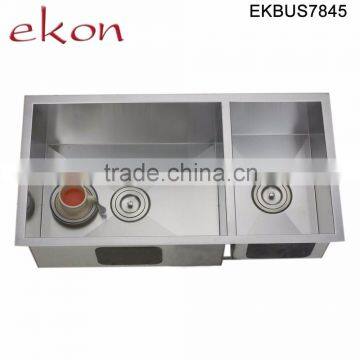 Premium 304 18 Gauge Stainless Steel Handmade Undermount China Bowl Sink