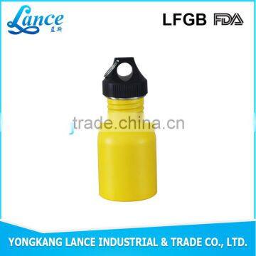 New design and high grade aluminium sport bottle with lid made in China for sale