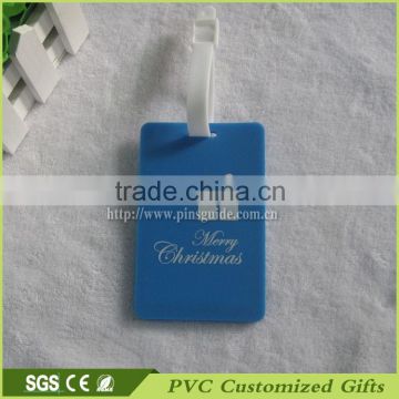 High quality custom luggage tag, pvc luggage tag