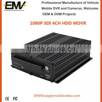 New 4CH HDD 1080P SDI DVR For Bus