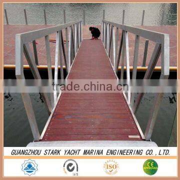 Gangway ladder for vessel marine supplies