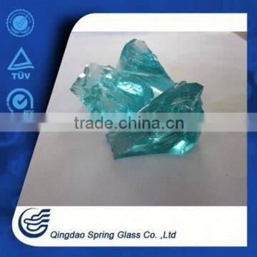 Top Quality Light Blue Glass Stones