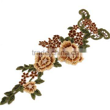 Multi Color Polyester Lace Applique Collar