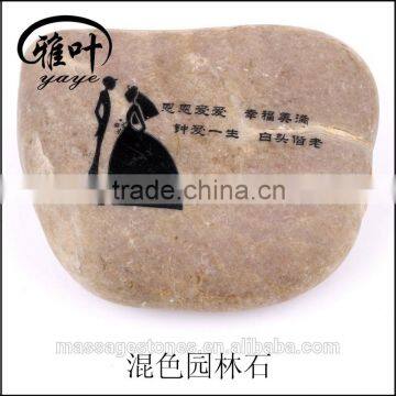 Wholesale Cool Novelty Engraved Garden Stones for Wedding Gifts Souvenirs