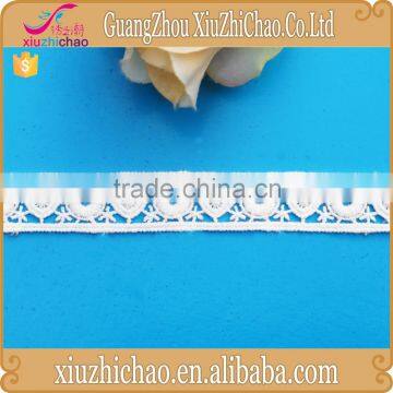 GF6852 guipure cotton water soluble lace trim chemical trimming