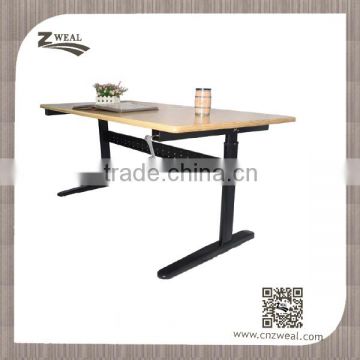 High quality manual height adjustable standing computer desk