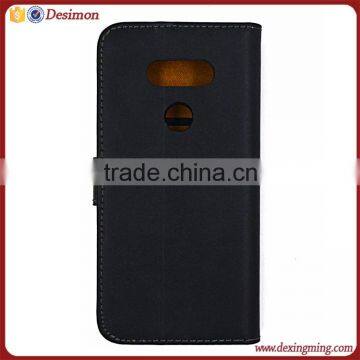 for LG G5 Flip Leather Back Cover Skin Case Stand Design photo-3