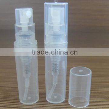 2ml plastic spray perfume bottle