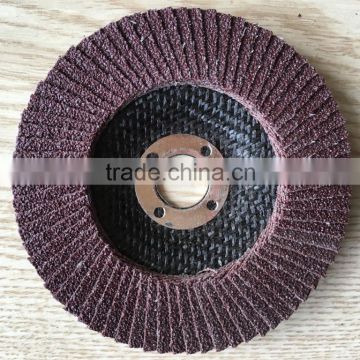 CEC BRAND high quality flap disc4.5" for metal grinding disc black net cover