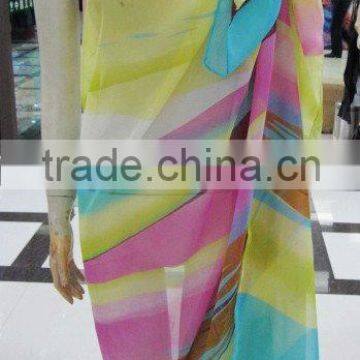 rainbow style cheap sarong