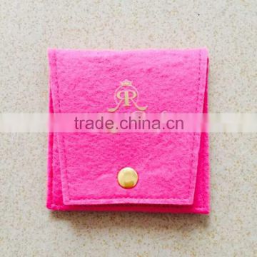 High-end felt jewelry pouches with logo,Factory                        
                                                Quality Choice