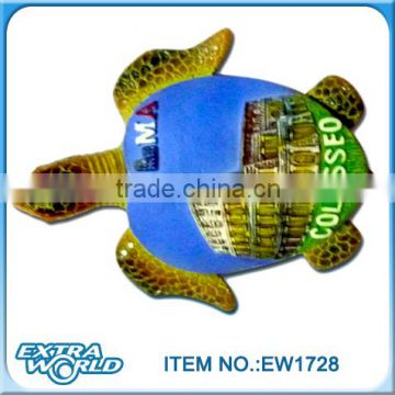 Turtle Roma resin souvenir magnets