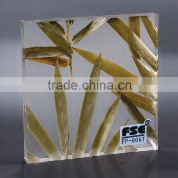 Hot Products!! UV Resistance Acrylic sheet roofing with Poster Pasted on Back Board