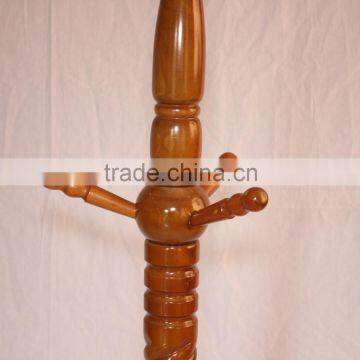Elegant Solid Wood Coatrack photo-3