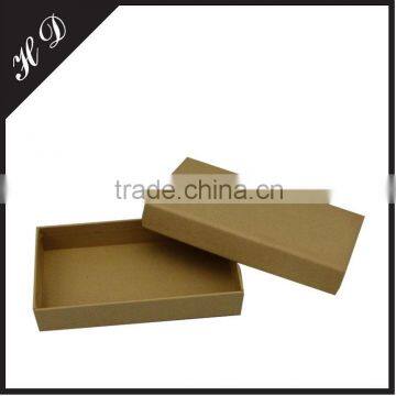 Brown rectangle folding paper box