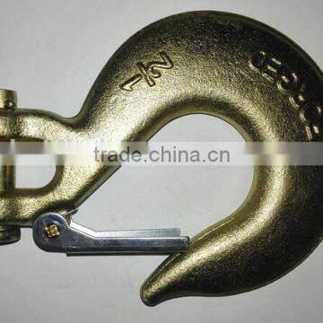 high quality forged carbon clevis slip hooks with latches