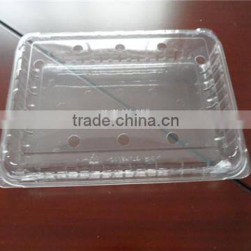 PET / PVC Fruit package with lid