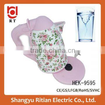 Healthy plastic 1.8L enamelled kettles