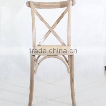 Wholesale wooden cross back chair for wedding and banquet