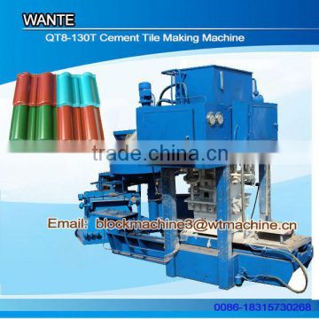 QT8-130T roof tile making machine