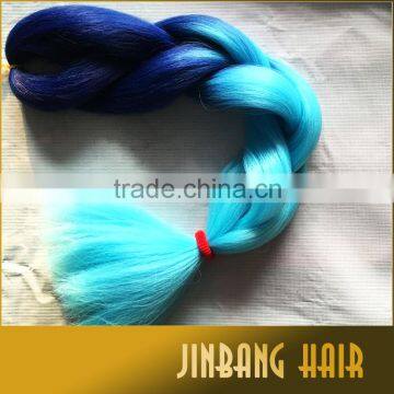 High Quality 100g 24inch High Temperature Synthetic Hair Ombre Jumbo Braid photo-5