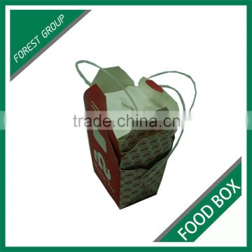 COMESTIBLE FOOD PAPER PACKAGING BOX HAMBURGER BOX