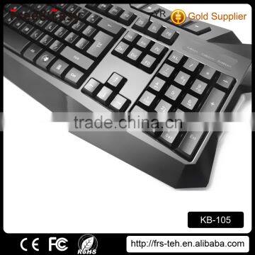 Multimedia Colorful Led Backlit Ergonomic Computer Keyboard photo-4