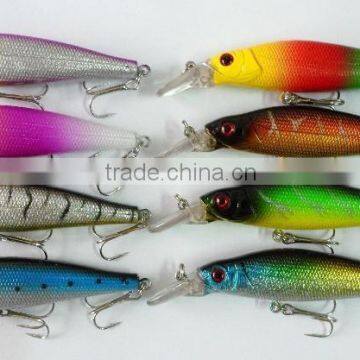 11cm 15.2g Fresh Water Bass lure Minnow baits fake hard bait with Size #4 Fishhook MI006