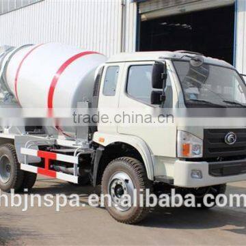 competitive price 3 cubic meters concrete mixer truck
