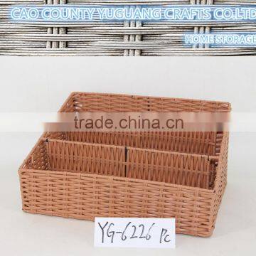 home decor portable special pp plastic basket for sundries