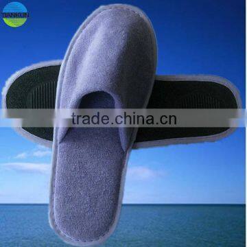 220g ployester cotton terry towel slipper