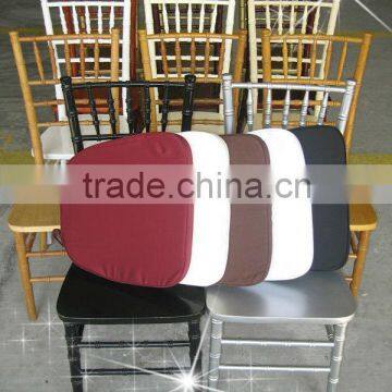 wood silla chiavari chair with cushion