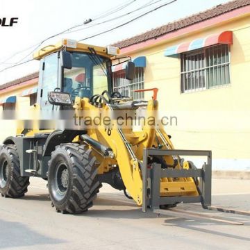 ZL16 WOLF multifunctional machine wheel loader with pallet fork ZL16