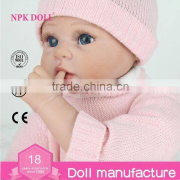 22 inch 50cm Reborn Baby doll Fake baby Real Like newborn Dolls Silicone doll reborn for kids