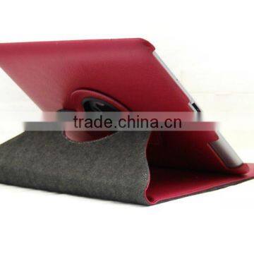 360 Degree Rotation pu Leather Case for Ipad 2/3