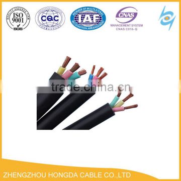 450/750v soft copper wire rubber insulated rubber sheath flexible cable for communication