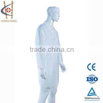 Latest Fashion Disposable Non Woven PP Cool Lab Coat