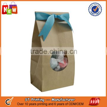 Brown kraft sugar packaging bag