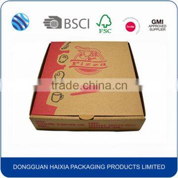 Food grade hot selling paper pizza box wholesale