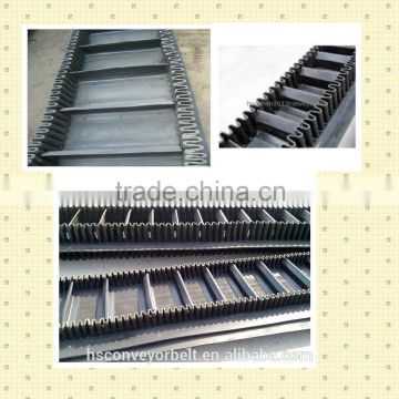 Wholesale China Factory large angle sidewall cleated rubber conveyor belt