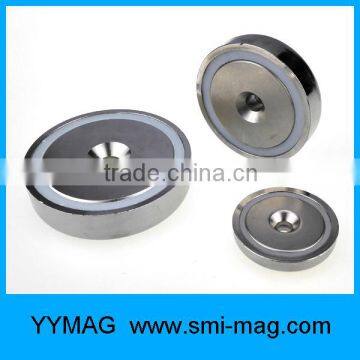 Wholesales countersunk hole cup magnet pot magnets