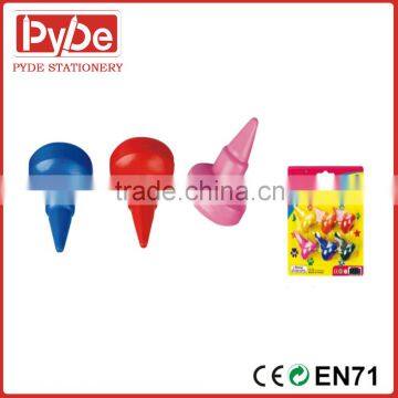 Finger shaped plastic crayons for kids promotional gifts erasable crayon