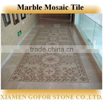 Marble mosaic&pattern, marble mosaic floor medallion